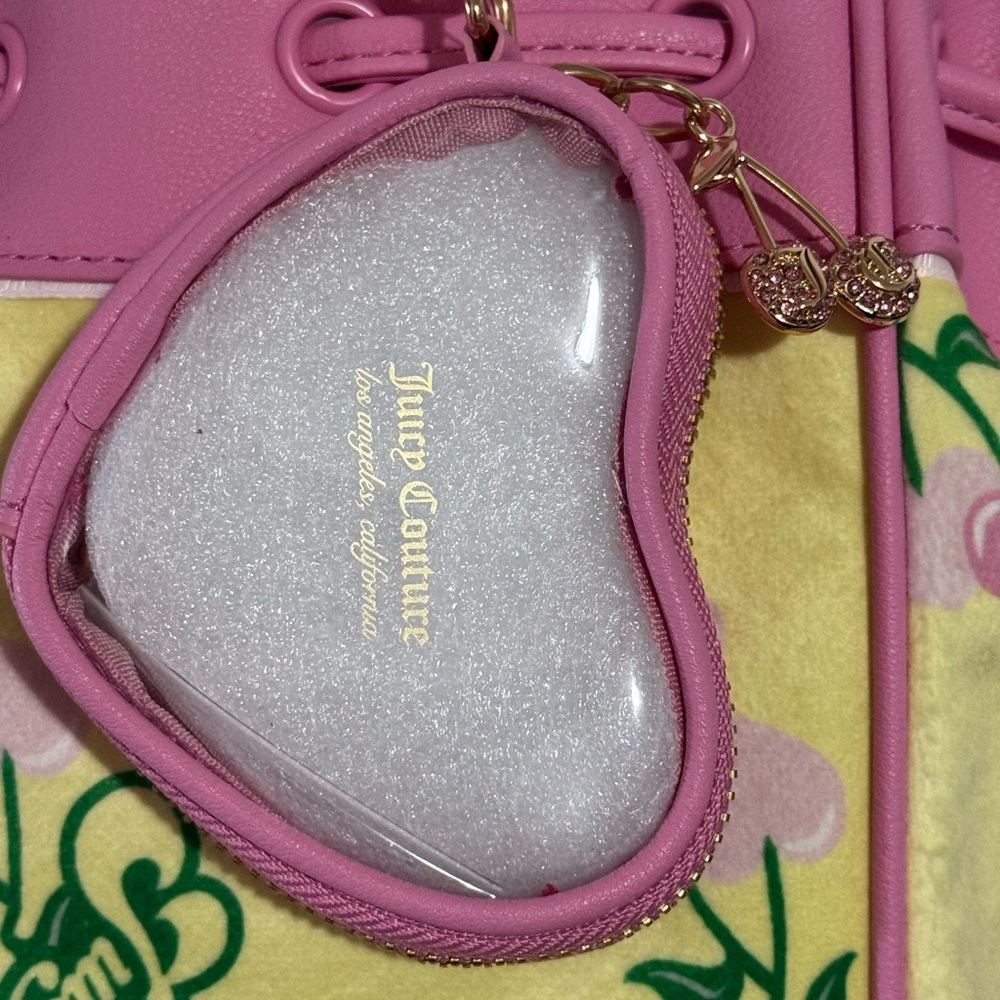 Juicy Couture Yellow Iris Multi Retro Cherry Gelato Tote Daydreamer Bag NEW NWT - Picture 7 of 15